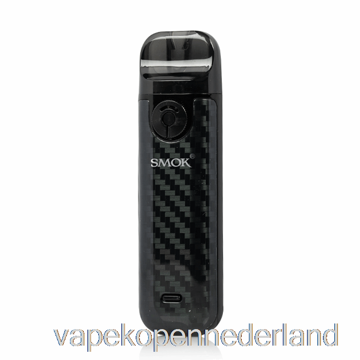 Elektronische Sigaret Vape Smok Novo 4 25w Podkit Zwarte Koolstofvezel